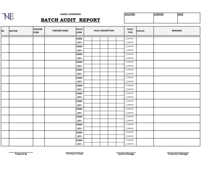Batch Audit Summary Report | PDF | Auditor's Report | Accounting