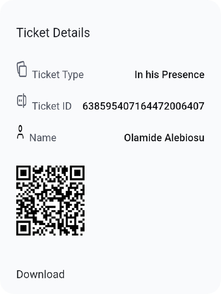 Ticket | PDF