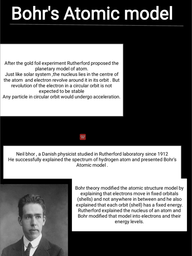Bohr's Atomic Model Explained | PDF
