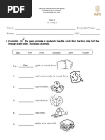 Sandwich Making Worksheet Pack | PDF | Sandwich | Breads