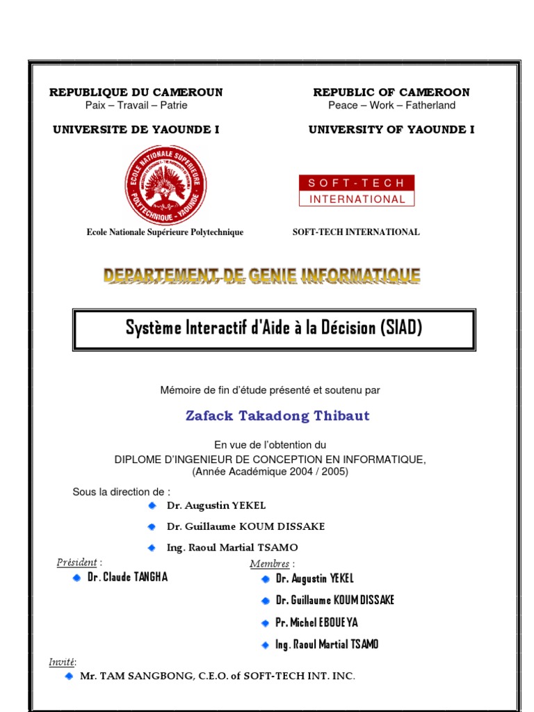 exemple de memoire  informatique business