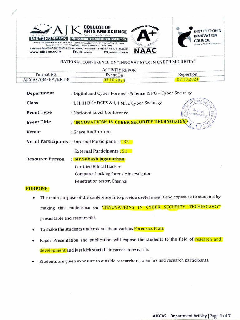 Conf Ncicst 2024 Dcfs Cys | PDF