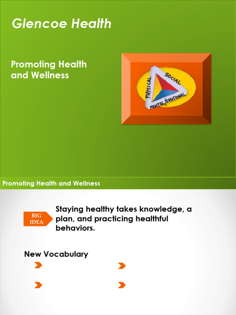 Kami Export - CH 1 Ls 4 Promoting-Health-and-Wellness | PDF | Health ...