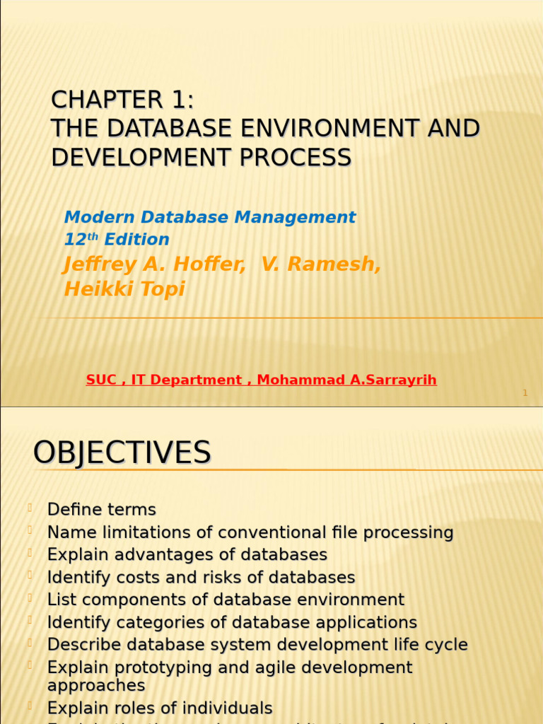 Database Environment Overview | PDF | Databases | Data Model