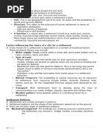 Understanding Settlement Types and Patterns | PDF | Rural Area