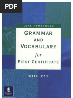 Download Grammar and Vocabulary for First Certificate by Daniel Havaj SN81974410 doc pdf