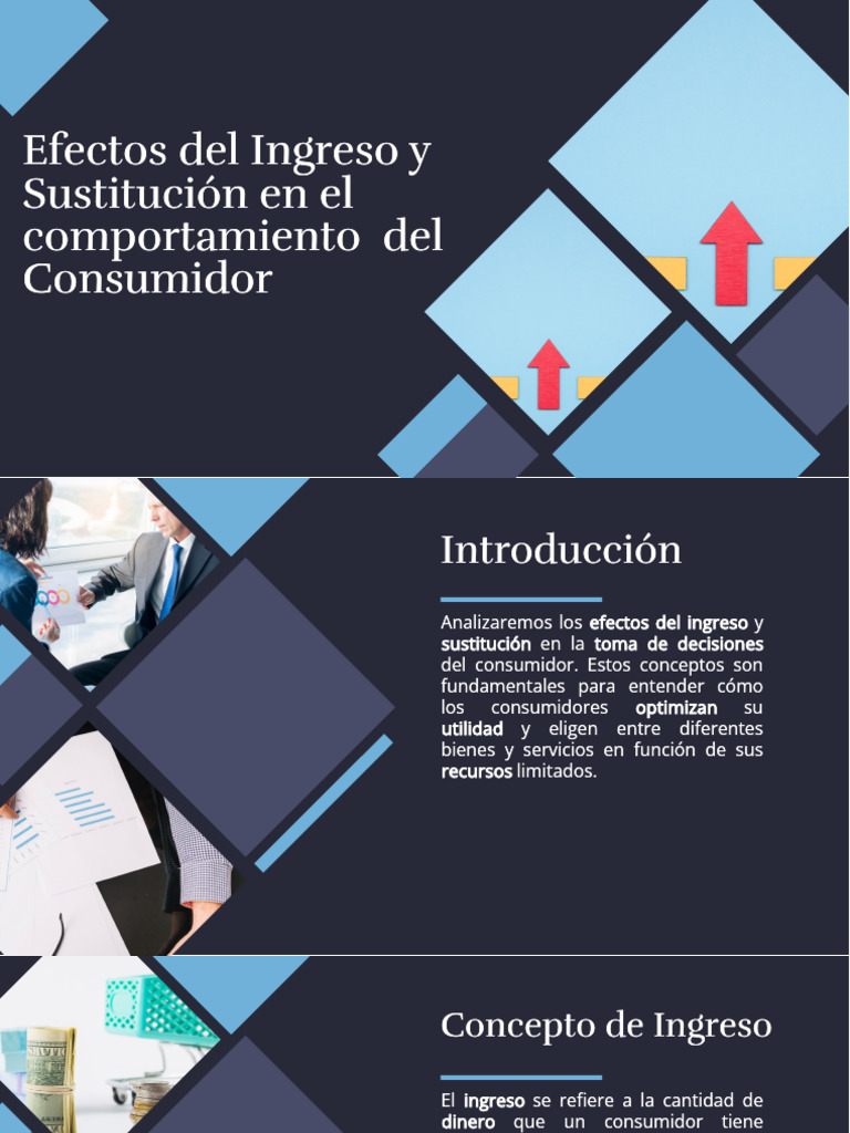 Efectos del ingreso y sustitucion en el comportamiento del consumidor | PDF