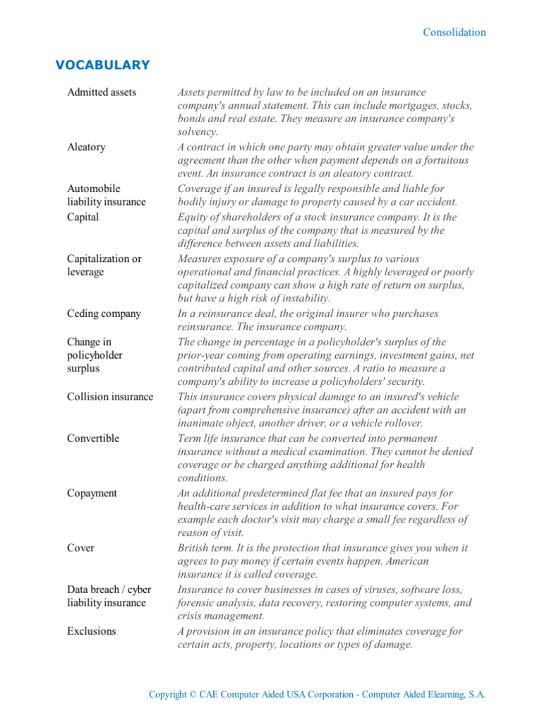 e77d07528a8edc893838befbd7df8c61 | PDF | Insurance | Reinsurance