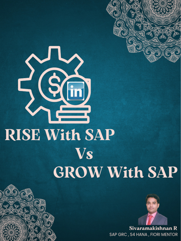 Rise With SAP Vs Grow With SAP | PDF | Enterprise Resource Planning ...