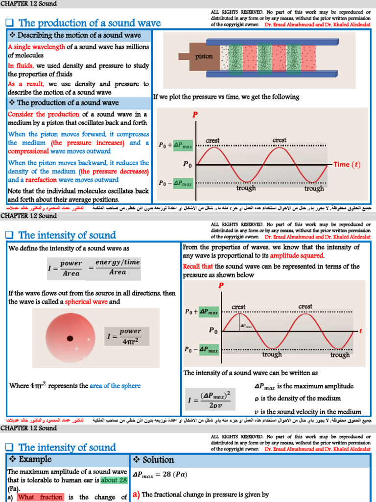 103 Week 10 Sound | PDF | Ear | Sound