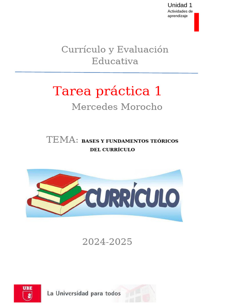 Fundamentos del Currículo Educativo | PDF | Plan de estudios | Evaluación