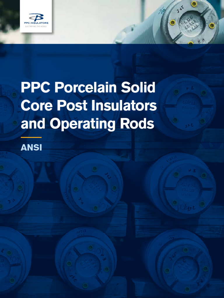 ANSI Porcelain Post Insulators Guide | PDF | Insulator (Electricity ...