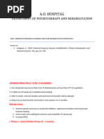 ACDF Post-Op Physical Therapy Protocol | PDF | Anatomical Terms Of ...