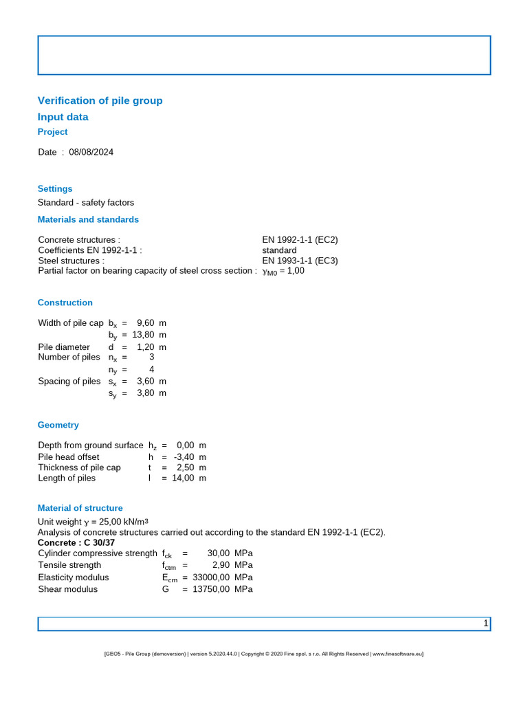 NDC Pieu 14m P7 PMT3-002-1 PK577+561 | PDF | Strength Of Materials ...
