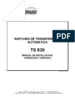 Switches de Transfer en CIA TS 830