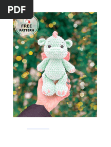 Plush Free Crochet Dragon Pattern