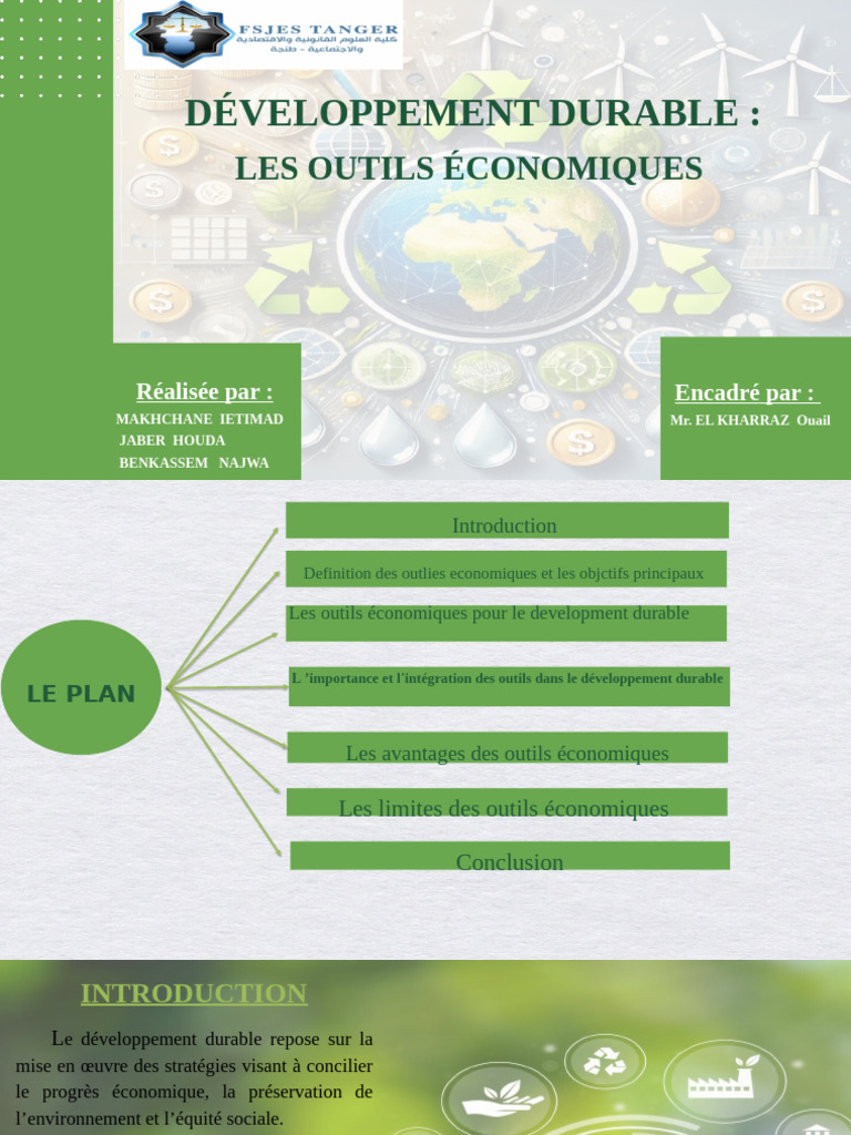 Outils économiques et développement durable | PDF | Développement ...