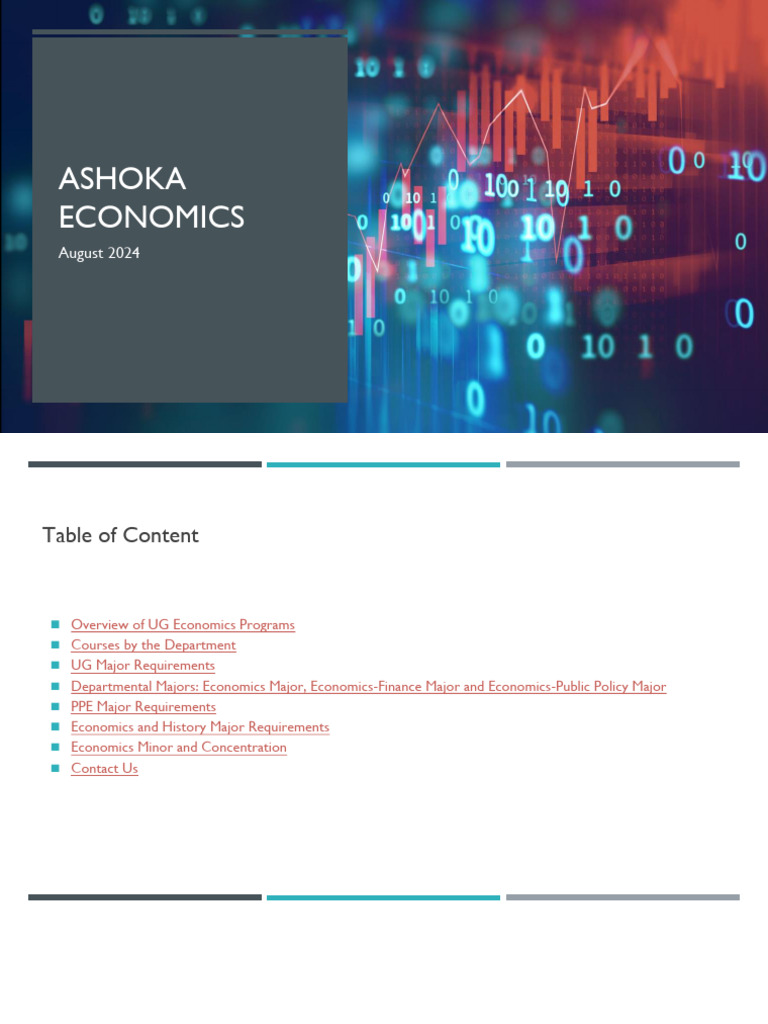 Ashoka University UG Economics Programs | PDF | Economics | Macroeconomics