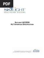 ACCESS ADT HL7 Specifications v1!1!07