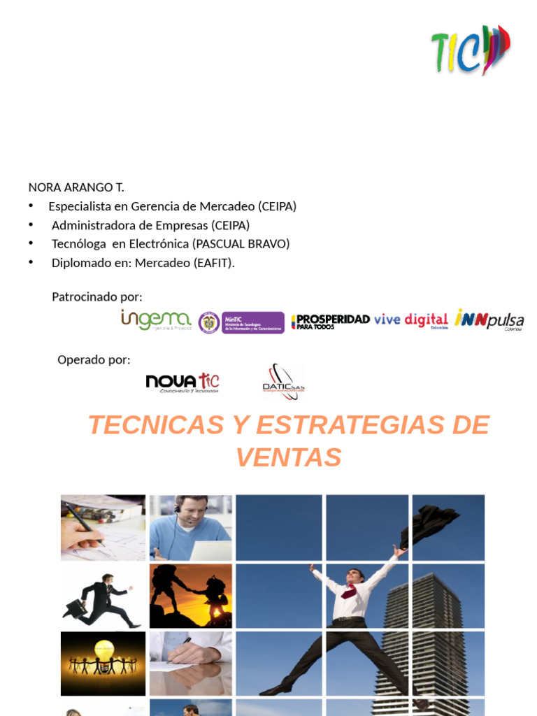Presentacion Tecnicas de Ventas | PDF | Planificación | Business