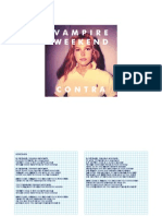 Vampire Weekend - Contra - Digital Booklet