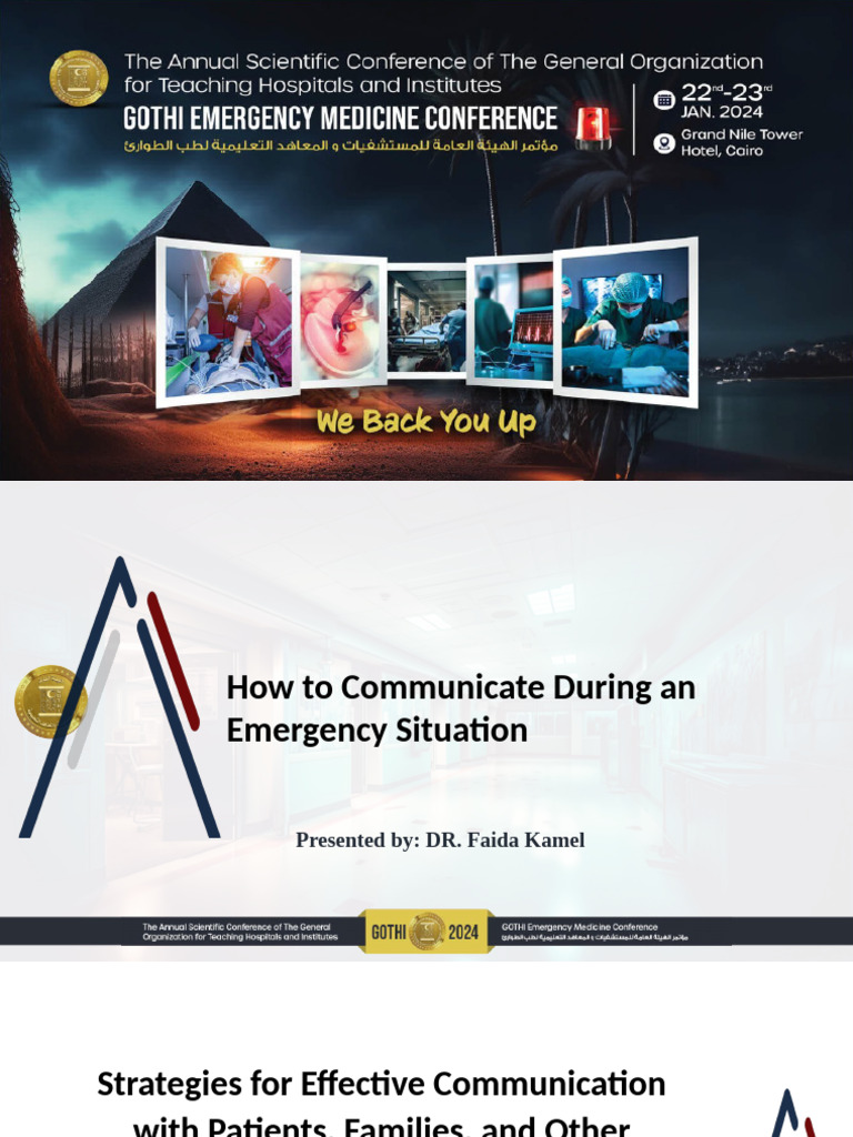 Emergency Communication for EMTs | PDF | Communication | Health Care