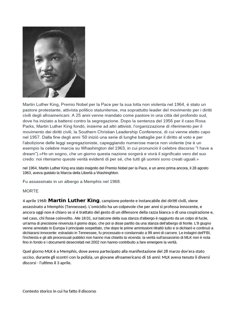 Martin Luther King | PDF