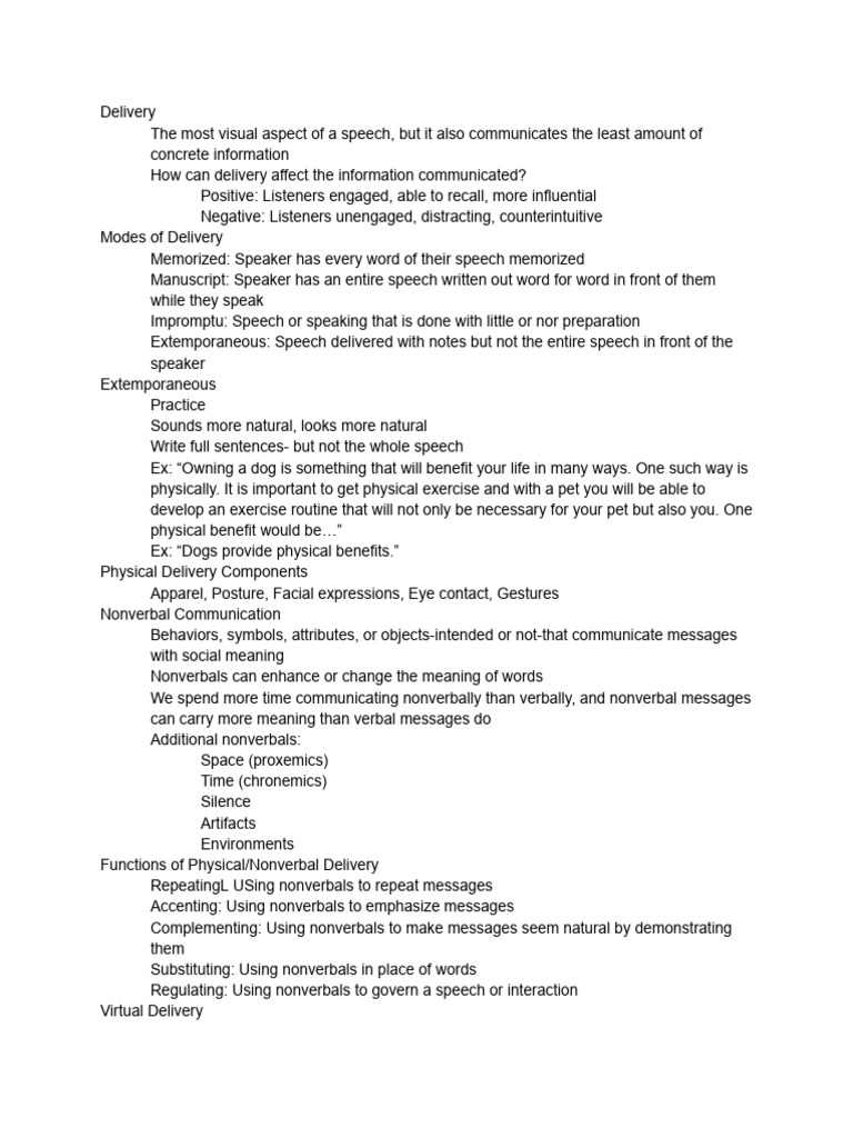 COMM Ch5 | PDF | Nonverbal Communication | Speech