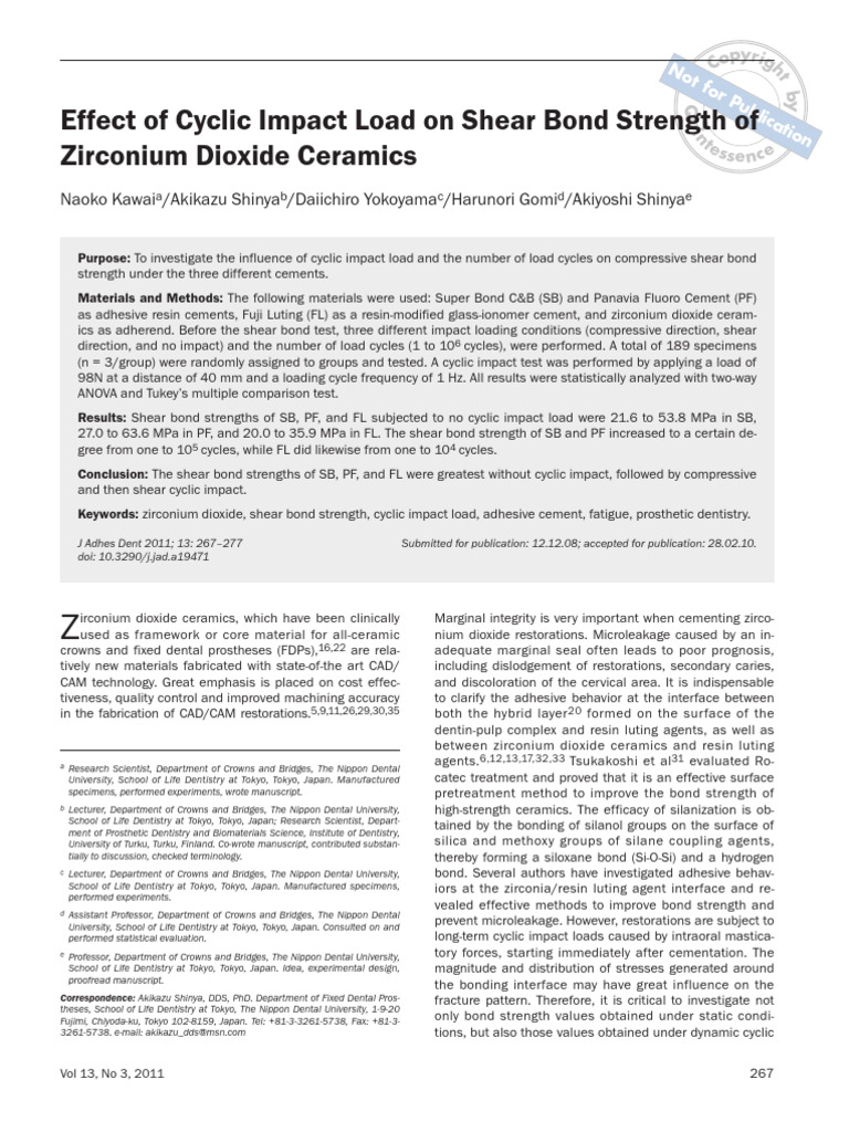 Zirconium Dioxide Ceramics | PDF | Materials