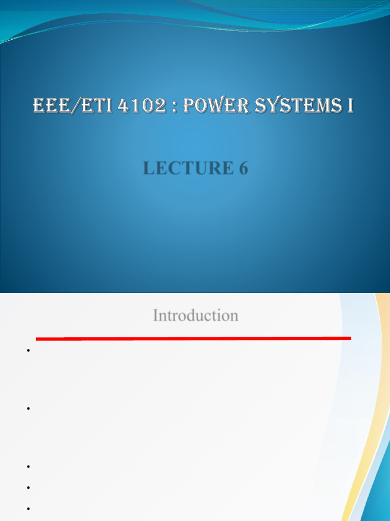 Lecture 6 Capacitance Transmission Line Performance Pdf Electric