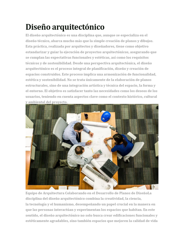 Diseño Arquitectónico: Función y Estética | PDF | Diseño | Arquitecto