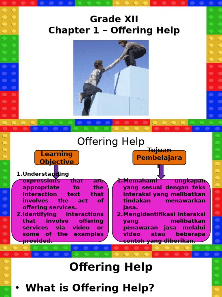 Offering Help: Expressions & Activities | PDF