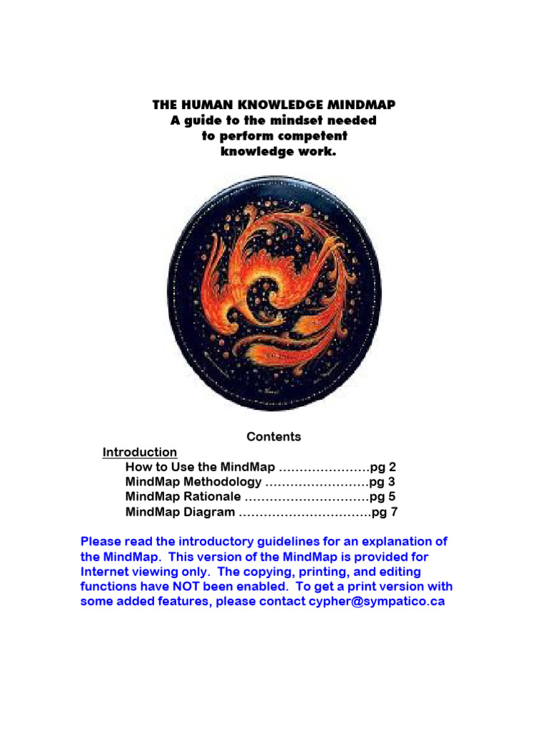 Human Knowledge MindMap Guide | PDF | Altruism | Behaviorism