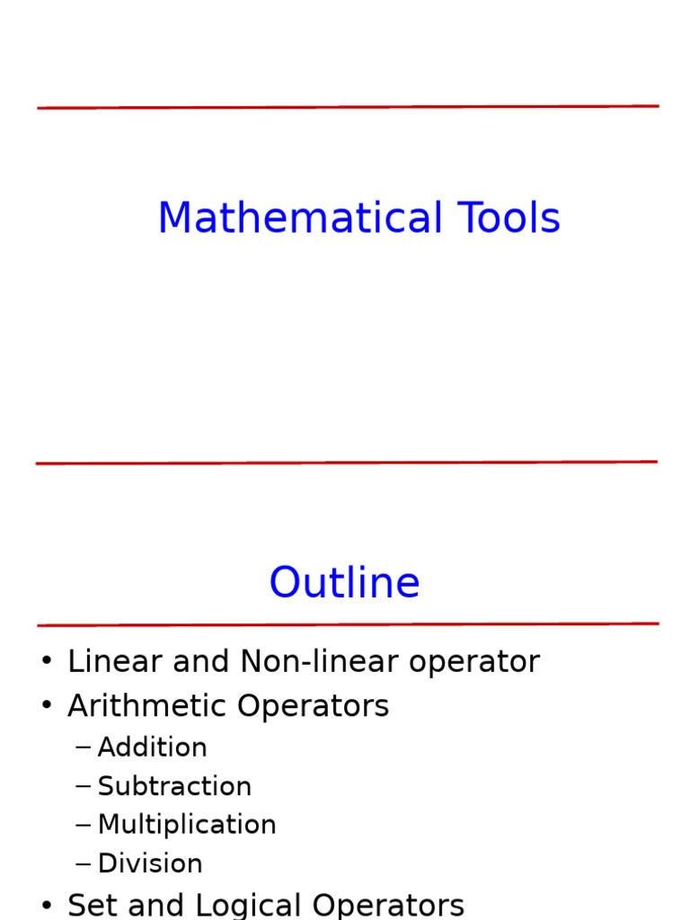 Mathematical Tools for Image Processing | PDF