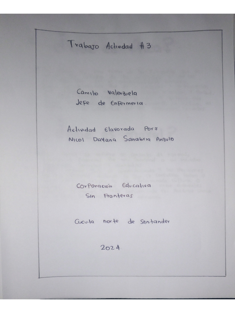 Actividad Numero 3 | PDF