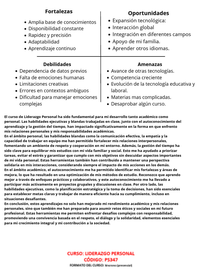 Desarrollo Personal y Toma de Decisiones | PDF | Aprendizaje | Gestión ...