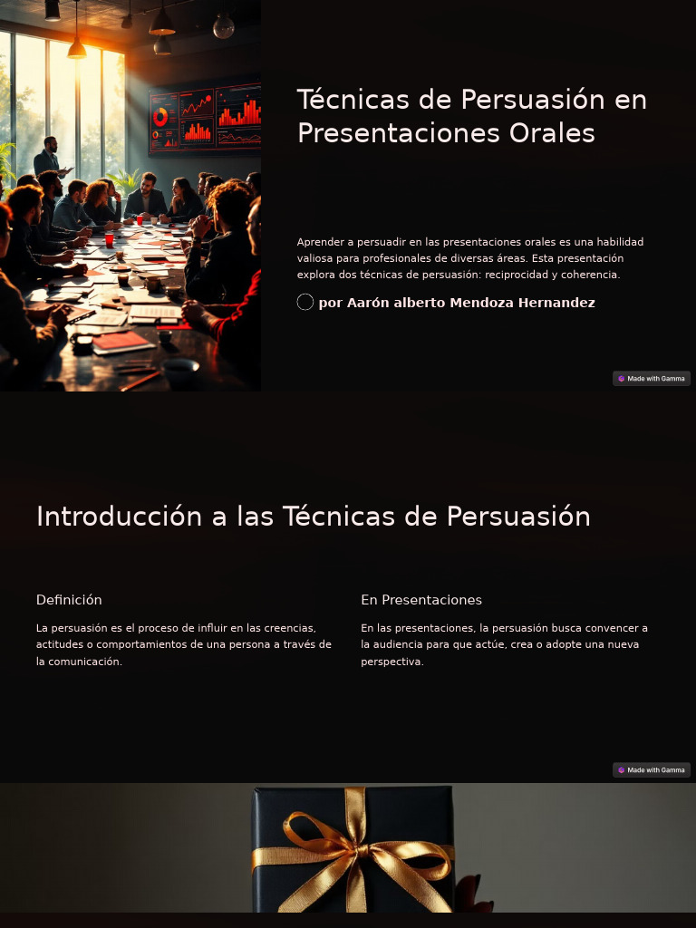 Técnicas de Persuasión en Presentaciones | PDF | Persuasión ...