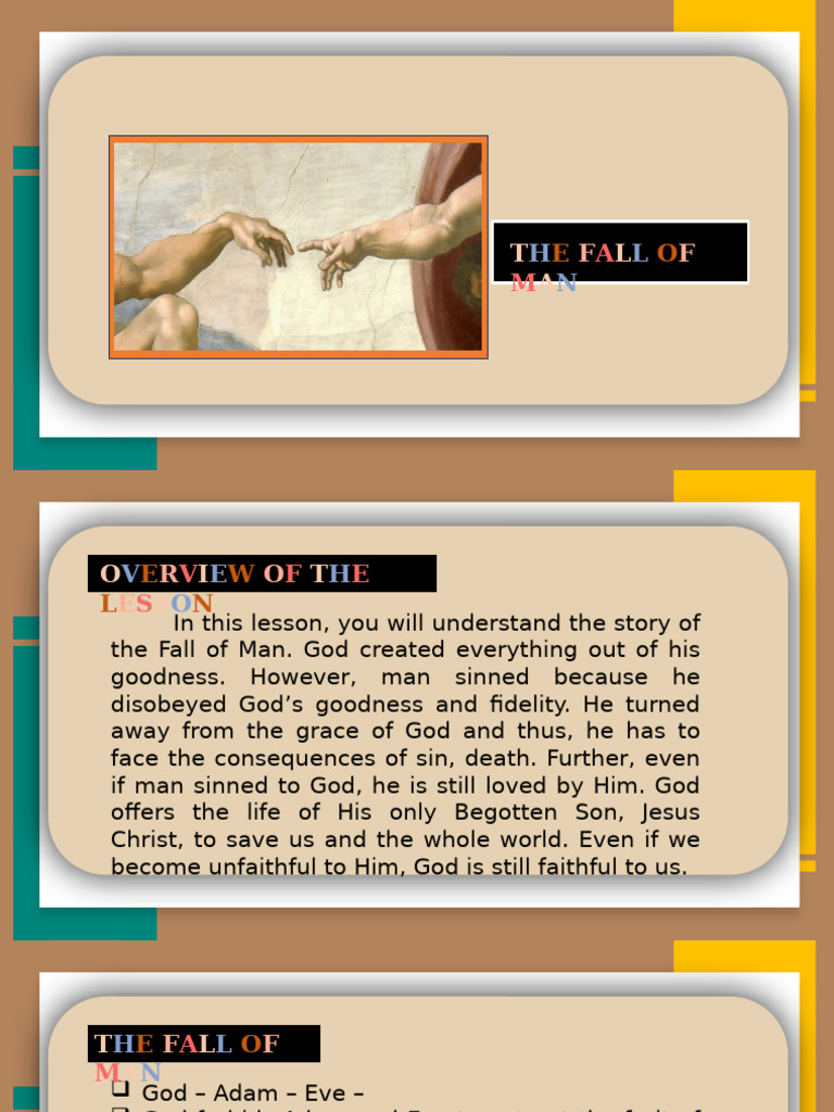 Lesson on the Fall of Man | PDF | Eve | Serpents In The Bible