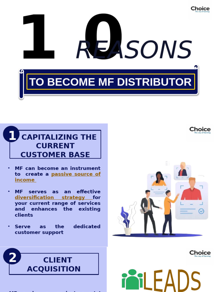 Benefits of Becoming a MF Distributor | PDF | Mutual Funds | Investing