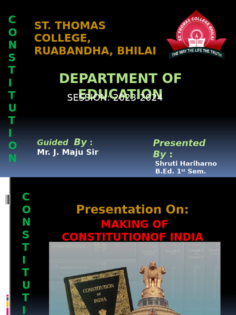 Constitution of India-1 | PDF | Constitution | Government