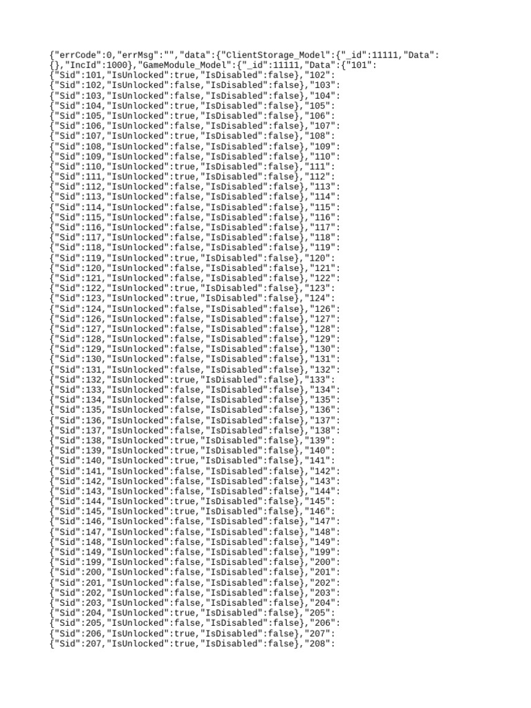 Game Module Unlock Status Overview | PDF