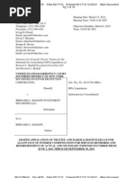 Madoff Trustee Baker&Hostetler Fees $48 Million 6-1-11 To 9-30-11