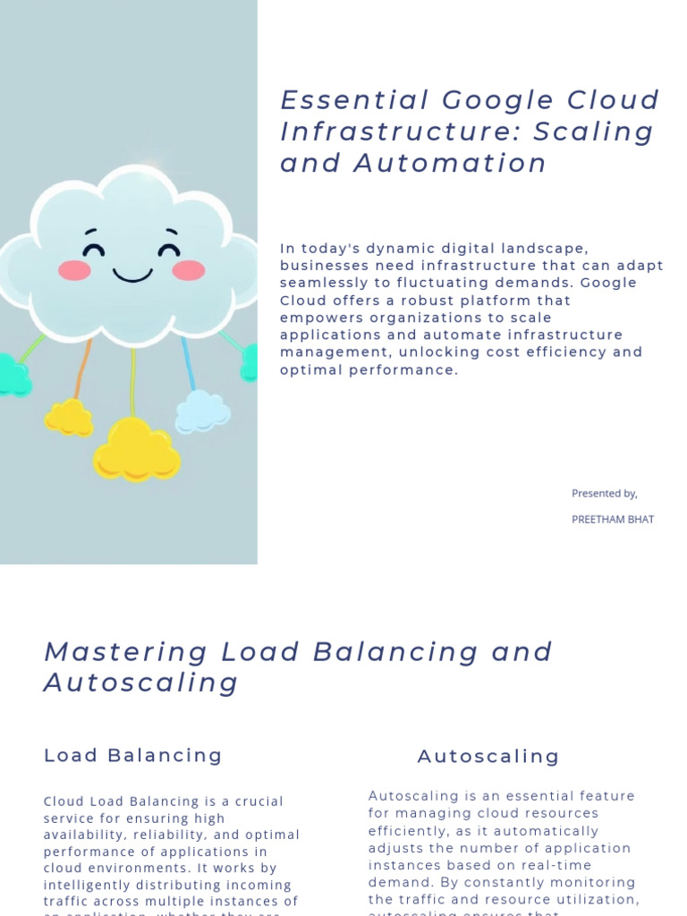 Cloud Scaling & Automation Guide | PDF | Cloud Computing | Automation