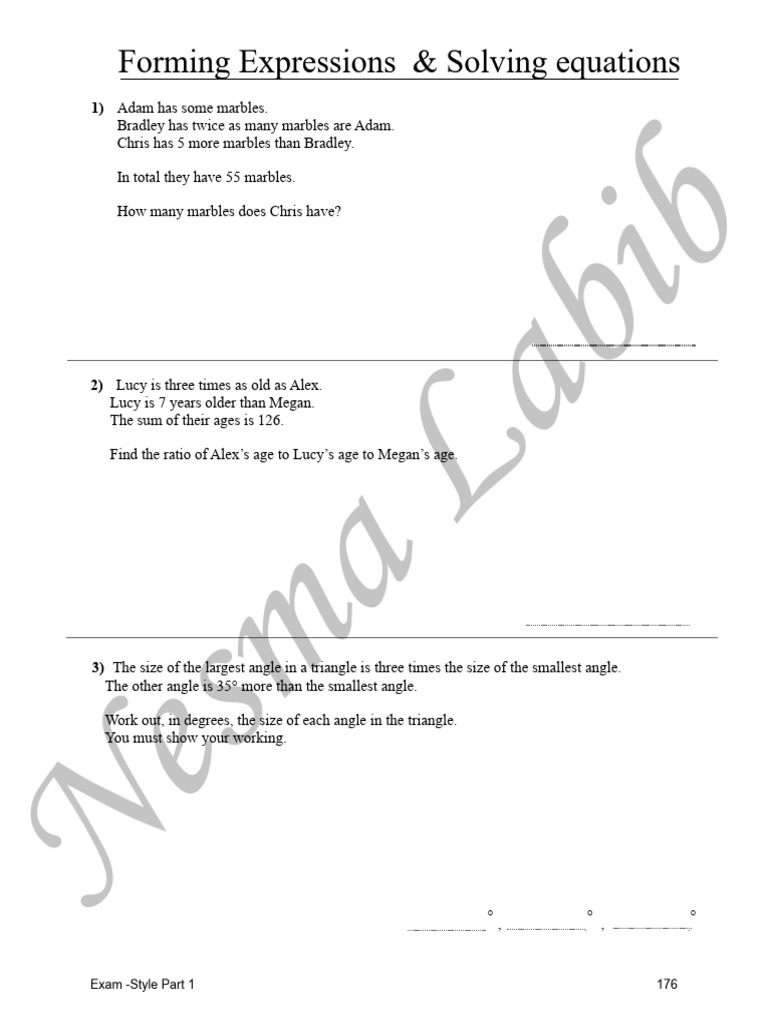 19-11 Forming and Solving Equations | PDF | Rectangle | Area