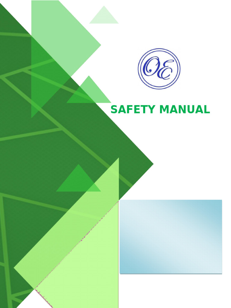 Occupational Health & Safety Manual | PDF | Occupational Safety And ...