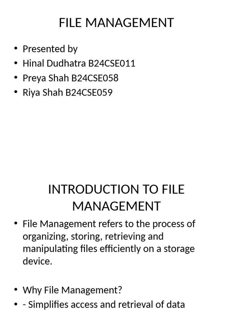 File Management1 | PDF