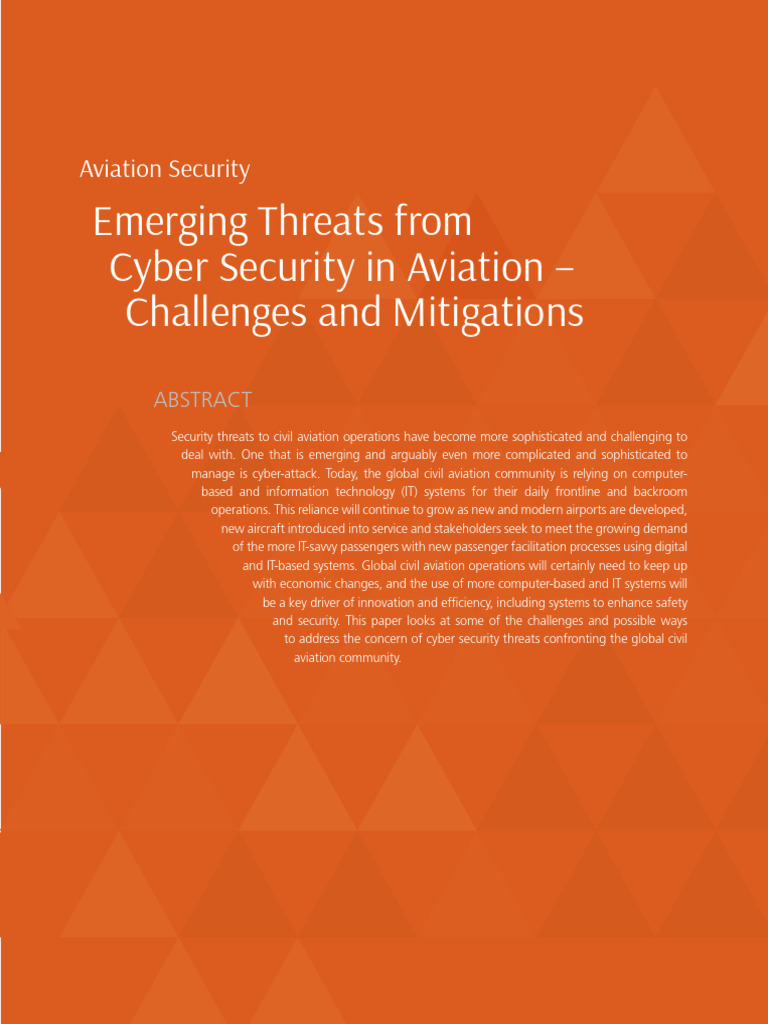 Cyber Security Challenges in Aviation | PDF | Computer Security | Security