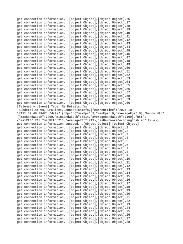 Connection Information Overview | PDF | Information Age | Software