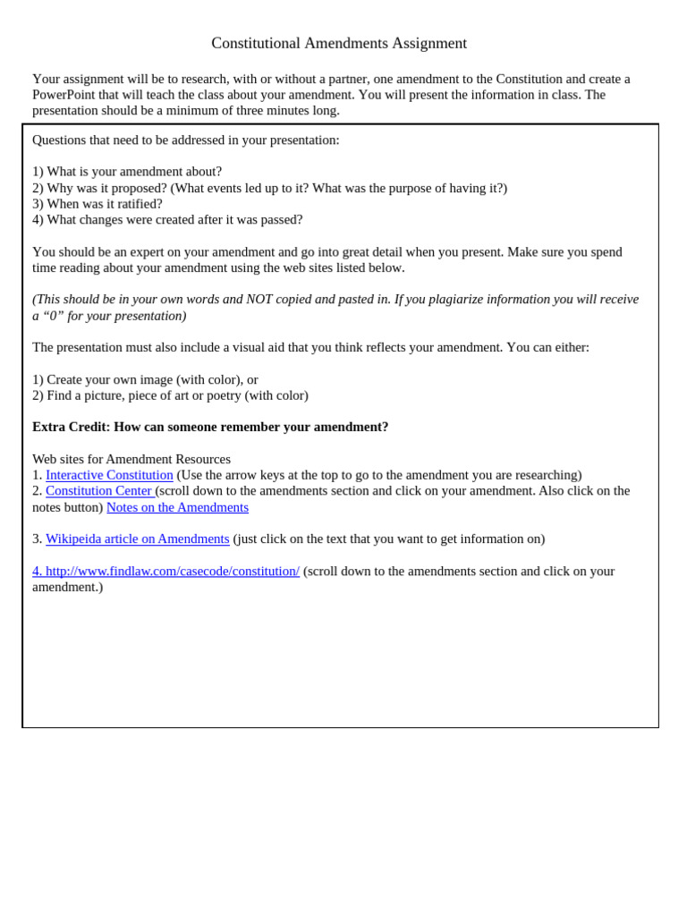 Constitutional+Amendments+Assignment+(1) | PDF | Information ...