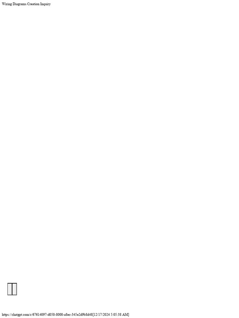 Wiring Diagrams Creation Inquiry | PDF